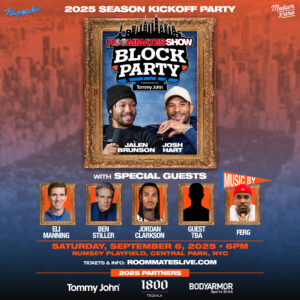 NYC’s Hottest Hoops Party Returns: Jalen Brunson & Josh Hart Bring the Roommates Block Party Presented by Tommy John Back to Central Park